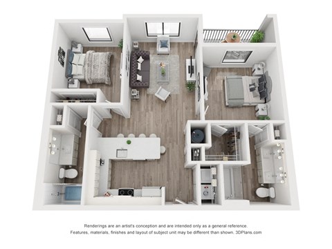 2 Bedroom 2 Bathroom